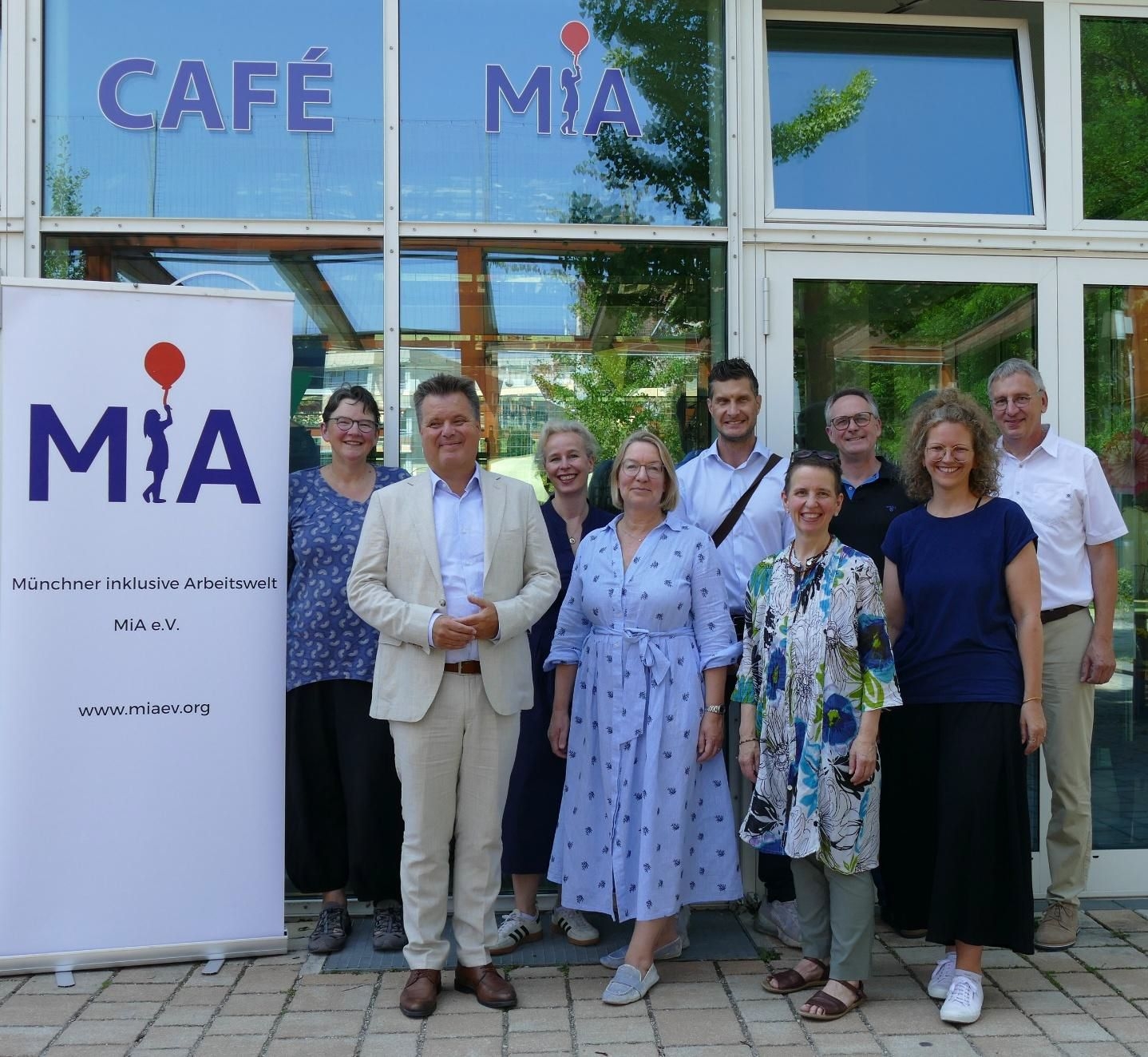 Besuch von Jürgen Dusel in der MIA Akademie in München