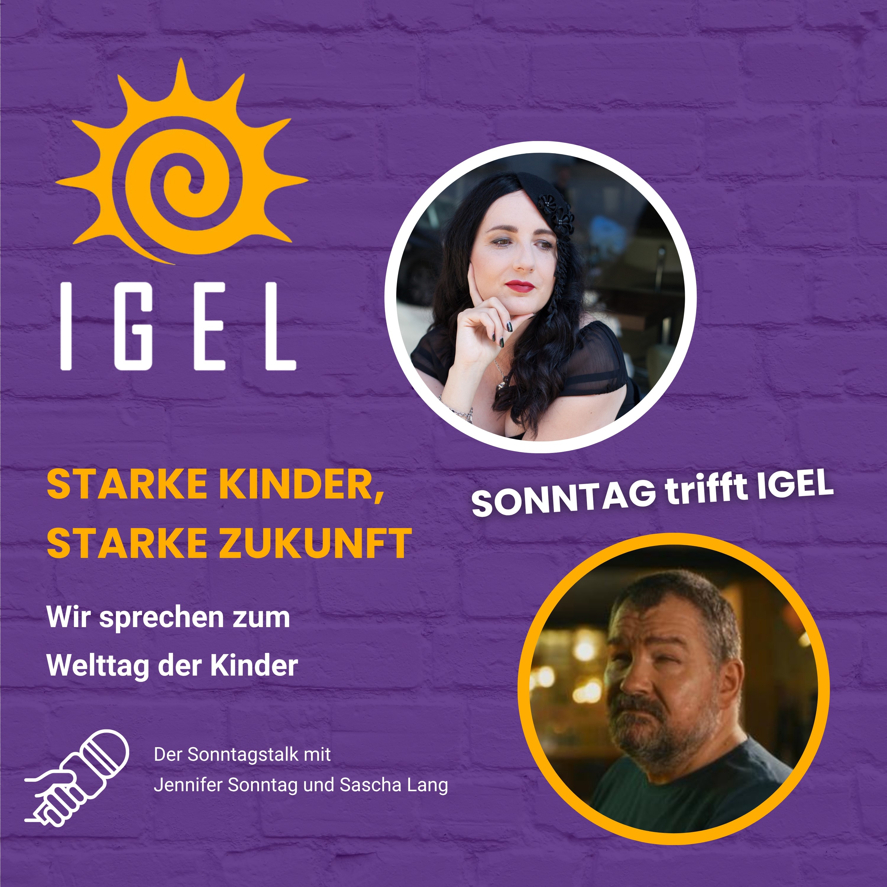 Cover des IGEL-Podcast Sonntag trifft IGEL zu starken Kindern