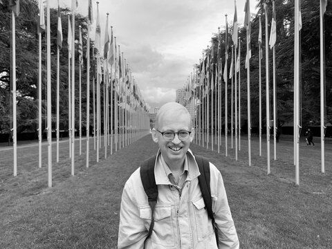 Joachim Busch im August 2023 bei der UN in Genf