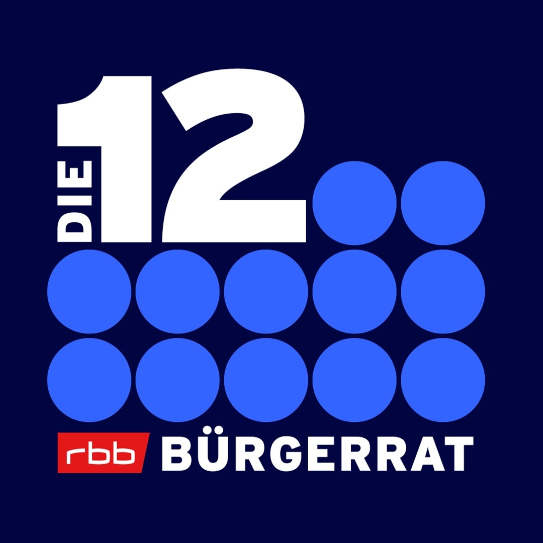 Logo: Die 12 rbb Bürgerrat