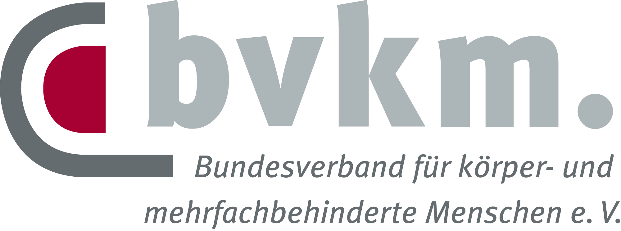 Logo Bundesverband für körper- und mehrfachbehinderte Menschen e.V. (bvkm)
